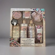 Olivia Grace Vanilla Almond Bath  Body 7pc Argan Oil  Shea Butter Infused NIB