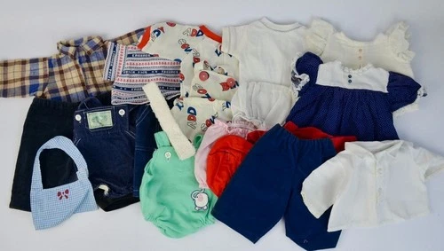 Large Lot Cabbage Patch Doll Clothes 80s 90s Era Vintage