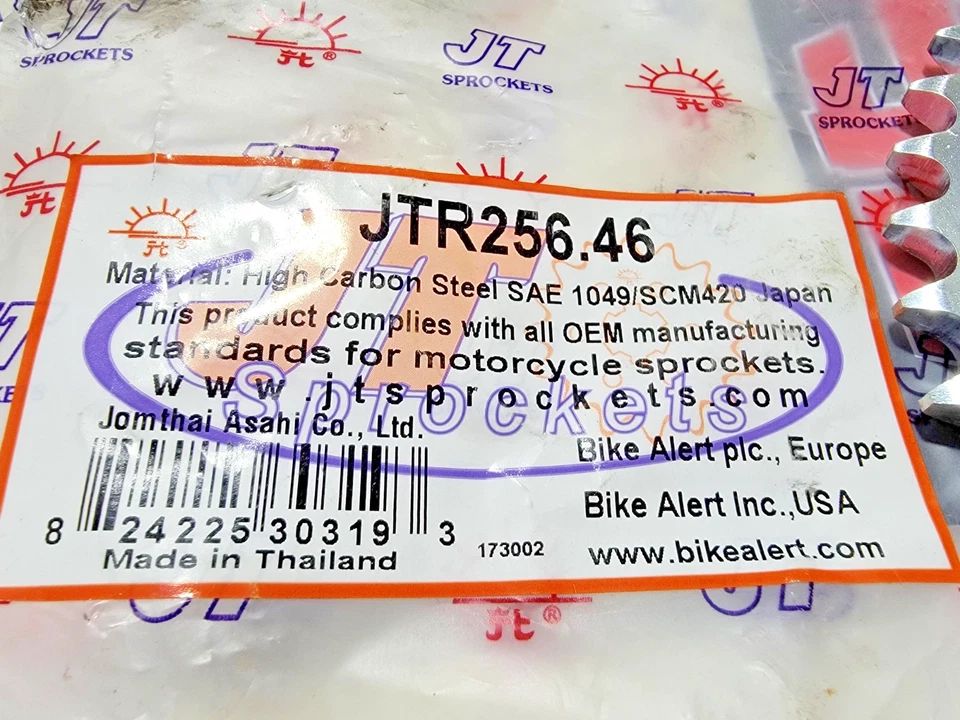 46T JT Rear Sprocket 1974-1984 Honda XR80 XR75 JTR256.46 - Image 3 of 4