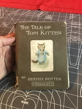 Antique 1907 The Tale Of Tom Kitten by Beatrix Potter (damaged binding)