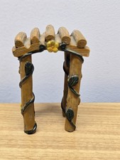 3.5" Tall Garden Path Miniature Resin Arbor