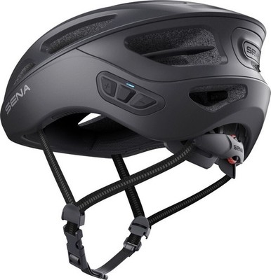 CASCO SENA BICI R1 EVO SMART NERO OPACO CON INTERFONO INTEGRATO TAGLIA M