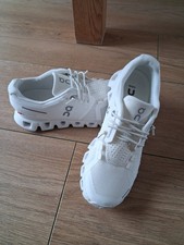 On Cloud 5  All White Women's Running Shoes Trainers UK 3 Excellent Clean Cond.