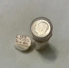 Full Roll of 50 1955-S Silver Roosevelt Dimes, Brilliant Uncirculated
