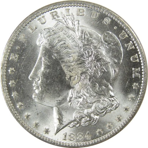 1884 O Morgan Silver Dollar Uncirculated Mint State $1 Coin SKU:I24525
