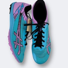 Asics Resurgence XC Track Field Shoes Mens Size 11.5 Aquarium Blue Purple