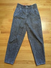 Vintage Lee Jeans Womens 12 M Acid Wash Mom Jeans High Rise Waist 80s Pants