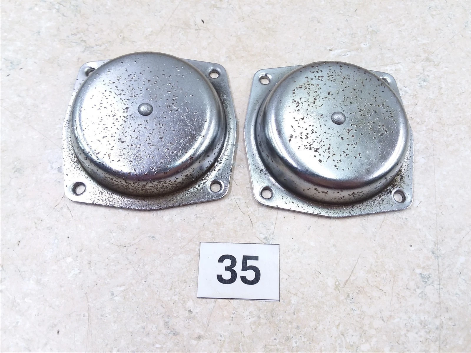 Kawasaki KZ440-LTD 1391 Carburetor Top Caps Covers 1980-1983 #35 ACP34