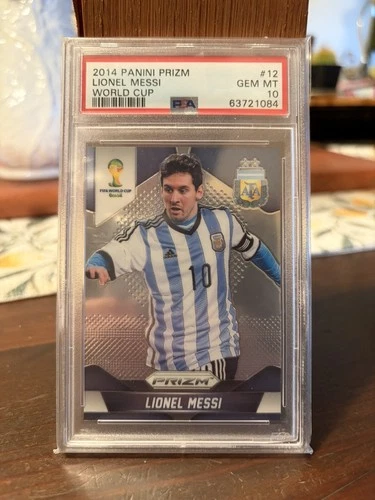 Panini 2014 Prizm World Cup Lionel Messi #12 PSA 10 Argentina