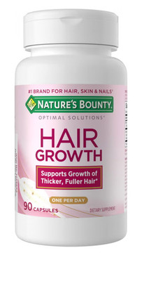 Nature's Bounty Hair Growth Optimal Solutions 90 Capsules One Per Day
