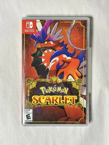 Pokemon Scarlet Nintendo Switch Video Game CIB, TESTED, Great Condition