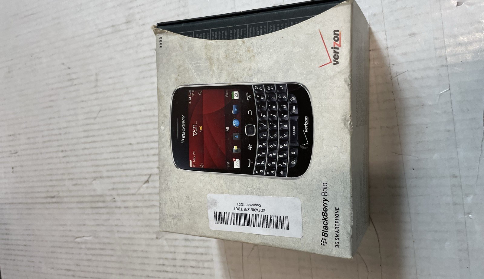 BlackBerry Bold 9930 Verizon Classic QWERTY Smartphone Selling As Is