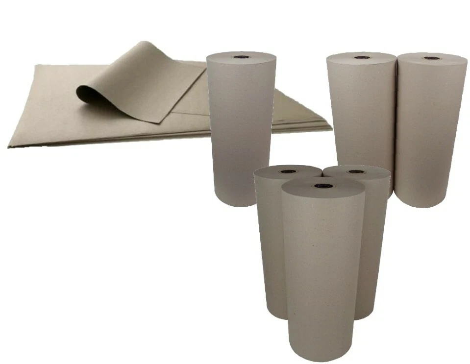 KARTONDEALER Schrenzpapier Packpapier Knüllpapier 80, 100 oder 120g/m² auf Rolle 50cm/10kg