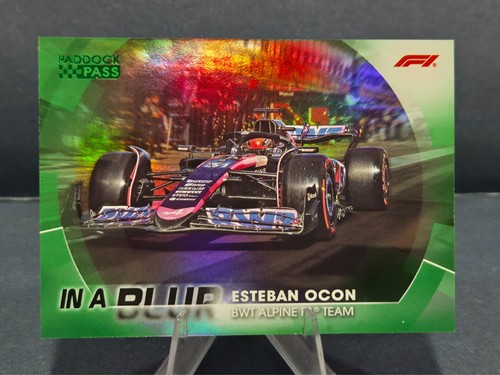 Carte Logofractor Esteban Ocon 2024 Topps Chrome F1 - Camber Rose Gold 1/1, Near Mint
