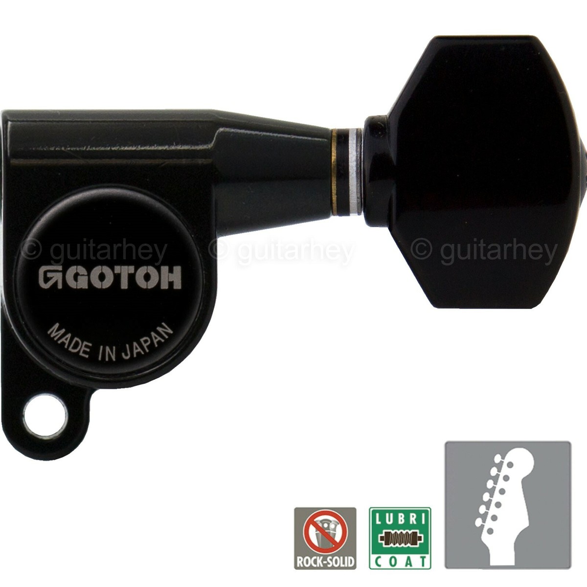 NEW Gotoh SG360-07 Set 6 In-Line Schaller Style Mini Tuners