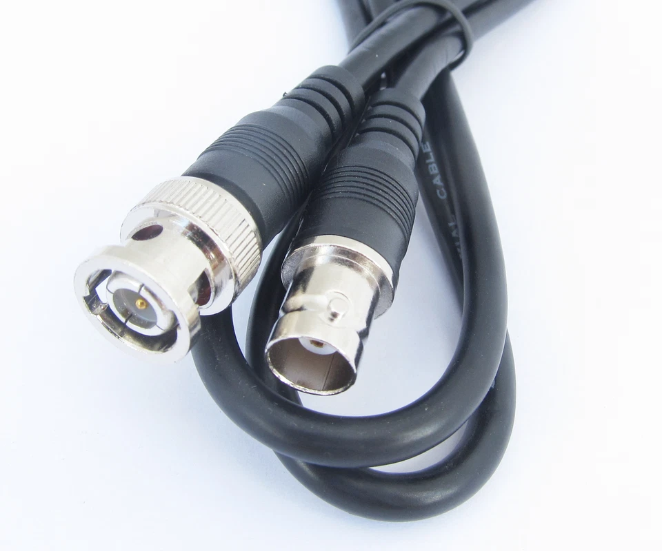 4pcs 1M/3.3FT BNC Male to BNC Female Straight Crimp RG58 Coax Jumper Test Cable - Image 4 of 4