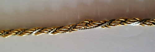 Oroton Silver & Gold Twisted Rope Necklace (62cm) - Picture 2 of 4
