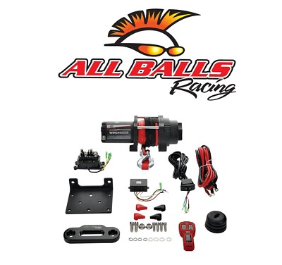 All Balls 4500lb Synthetic Rope Winch - 4 Bolt Model - 431-01026