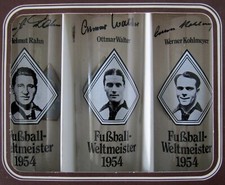 NEU IN OVP: 3 x ALTBIER GLAS GLÄSER HANNEN ALT WM 1954 mit WALTER RAHN KOHLMEYER