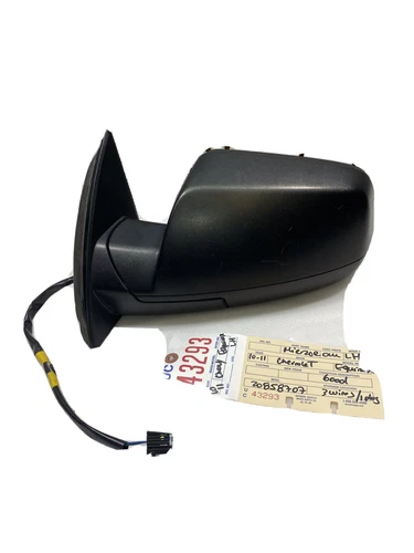 2010 2011 CHEVROLET EQUINOX LEFT DRIVER POWER MIRROR OEM 20858707