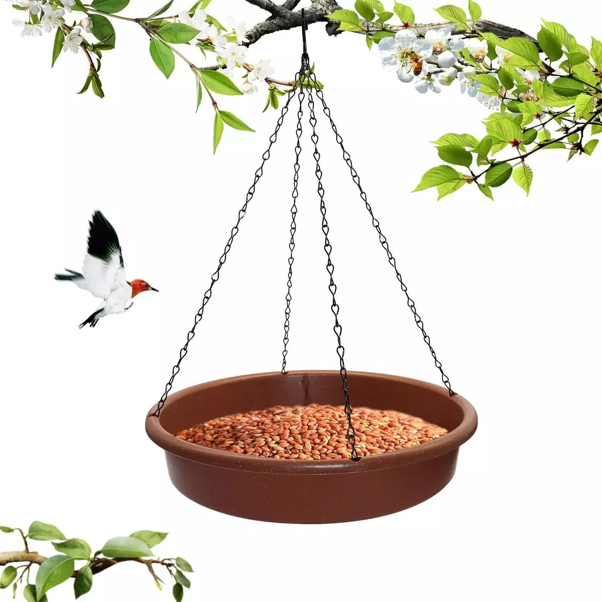 Hanging Bird Bath Water Feeder Bird Water Bowl Bird