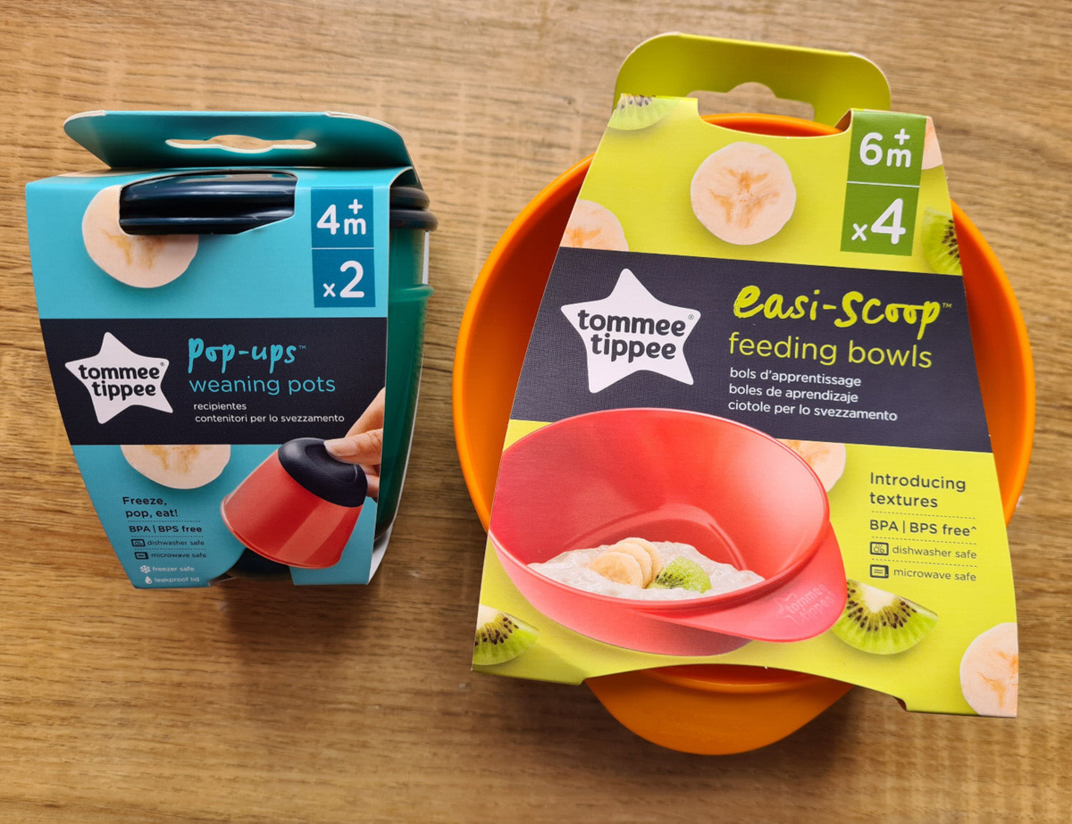 Tommee Tippee Explora Pop Up Weaning Pots Easy Scoop Feeding