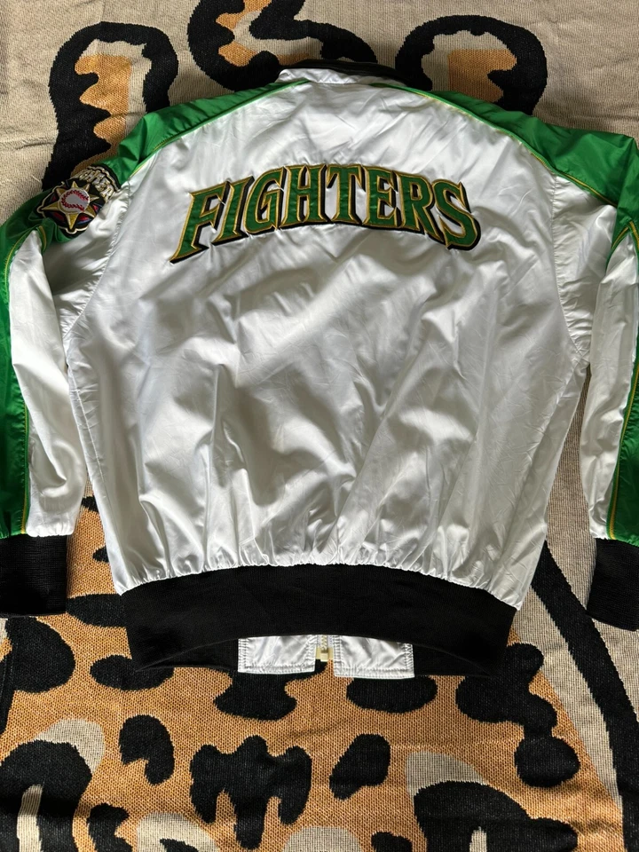 2003 Nippon ветчины боец Хоккайдо бейсбол мяч разминка куртка - Изображение 2 из 4