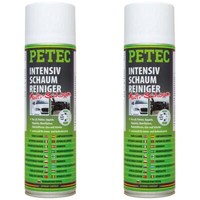 2 X Petec Intensivschaumreiniger 500Ml 72850 Universalreiniger Insektenentferner