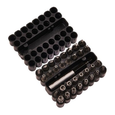 33STCK. SCHRAUBENDREHER SICHERHEITSBIT SET MANIPULATIONSSICHER SECHSKANTSCHLÜSSEL SCHLÜSSELSCHLÜSSEL TORX TRI-WING