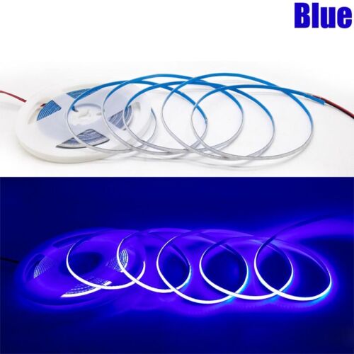 COB LED Strip Light Flexible Tape Lights 4MM Width DIY V5 For Car Room Decor - Picture 18 of 21