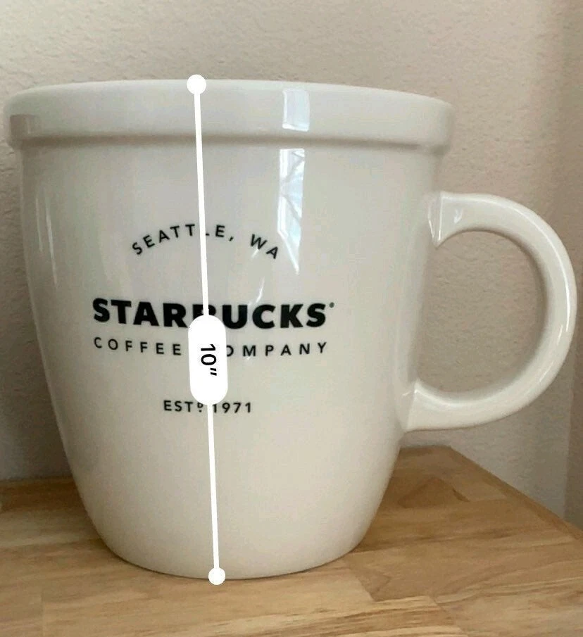 Starbucks Mug With Coffee and Cookie 