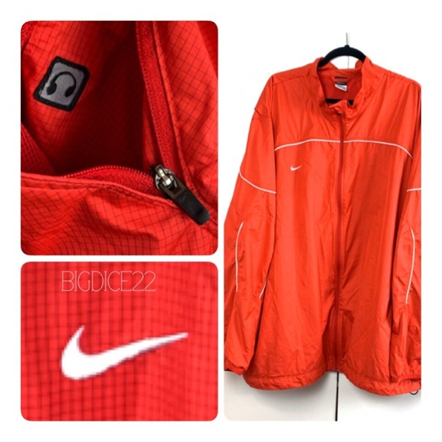 Nike light weight Windbreaker Big Mens 4X 1/4 Zip Jacket purple Coat Zip Pocket | eBay