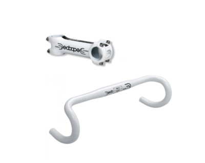 Deda Zero 1 Vorbau & RHM-01 Lenker Road/Gravel 31,8mm Bundle in glänzend weiß