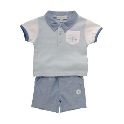 Fashion Polo Baby Clothes Boy Boys Cream Mummy's Boy Waffle Polo