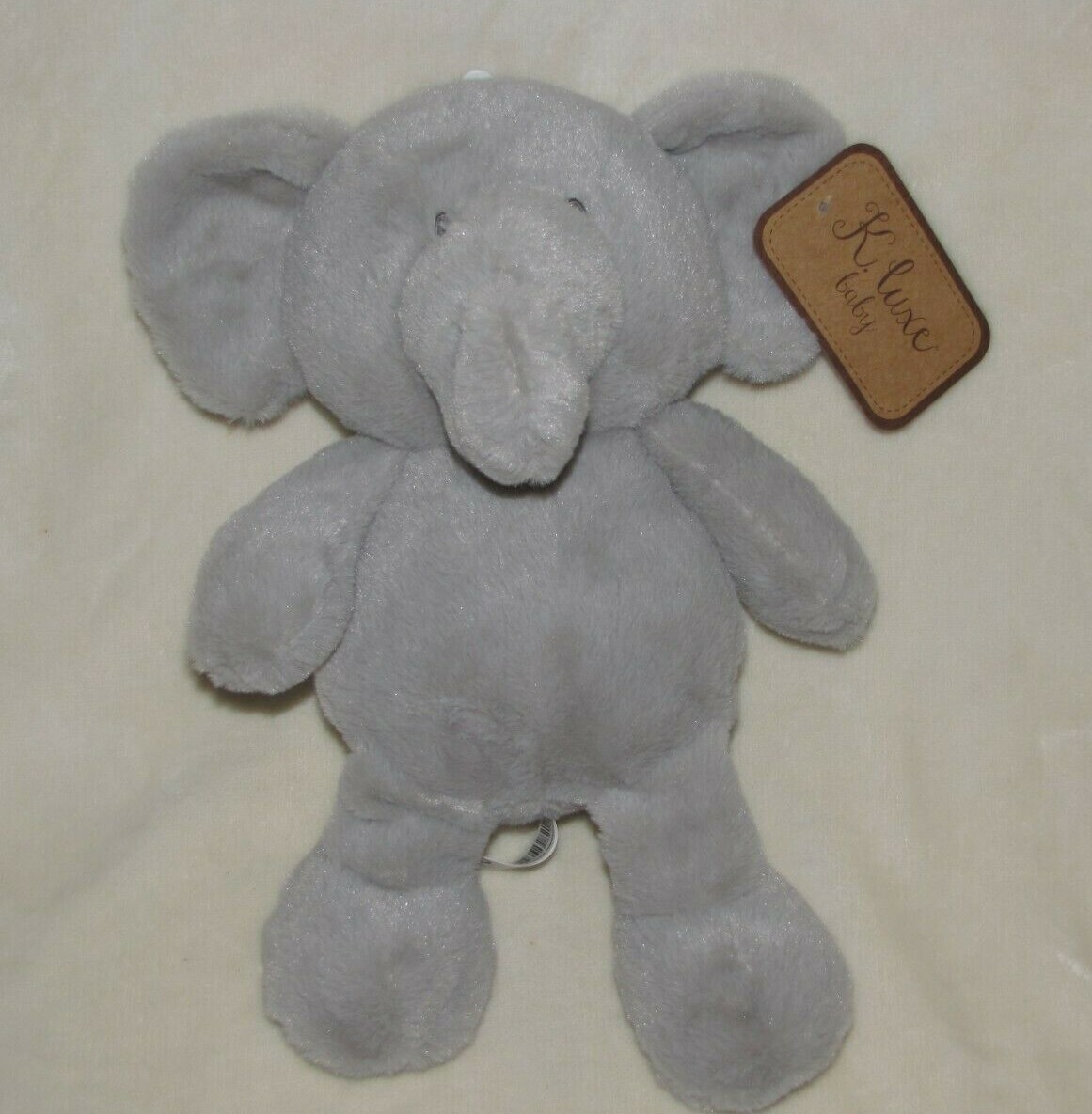 Kellytoy Kellybaby Kelly Toy Baby K Luxe Stuffed Plush Gray Elephant ...