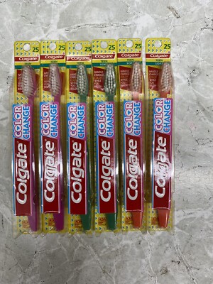 Color Changing Colgate Toothpaste ( 3 ) Colgate Color Change ToothBrush #25 Soft | eBay