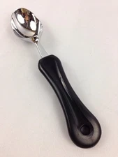 Ice Cream Scoop Black Sturdy Handle 8 1/2" Hanging Loop Hole