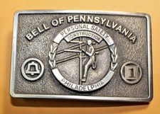 Vintage Bell of Pennsylvania BELT BUCKLE 906