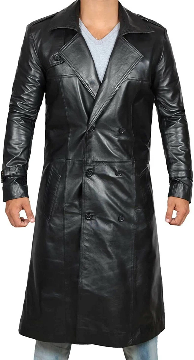 Long top leather duster
