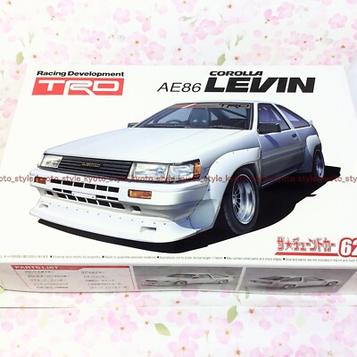 Aoshima 1/24 Scale Kit 57988 TRD AE86 Corolla Levin N2 Ver