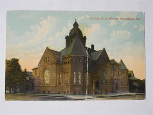 Greenfield, Indiana IN ~ Bradley M.E. Church 1917 % | eBay