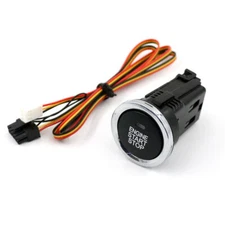 Keyless Ignition Kit 12V Engine Start Stop Push Button Switch Ignition Starter