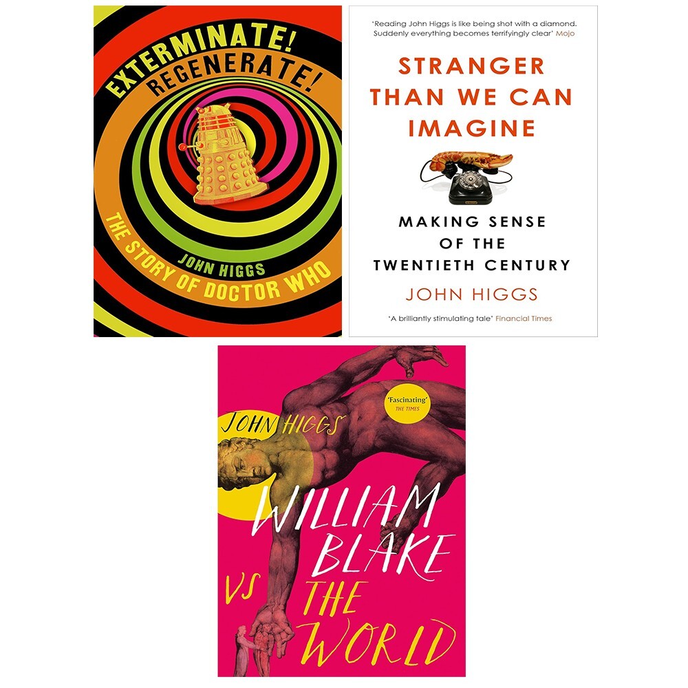 John Higgs Collection 3 Books Set Exterminate/Regenerate, Stranger Than We Can