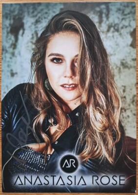 Anastasia Rose Orig Autogramm signiert Musik Schlager sexy - AK