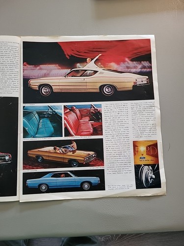 1968 FORD HAS A BETTER IDEA NEWSPAPER CAR SALES BROCHURES THUNDERBIRD MUSTANG - Picture 9 of 17
