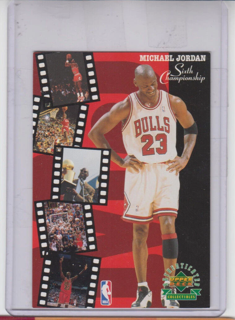 1996 Upper Deck The Jordan Collection Jumbo - Michael Jordan #JC6