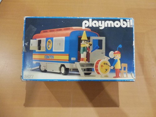 Playmobil Cirque 3477 Complet En Boîte - Vintage, Accessoires Et Chevaux