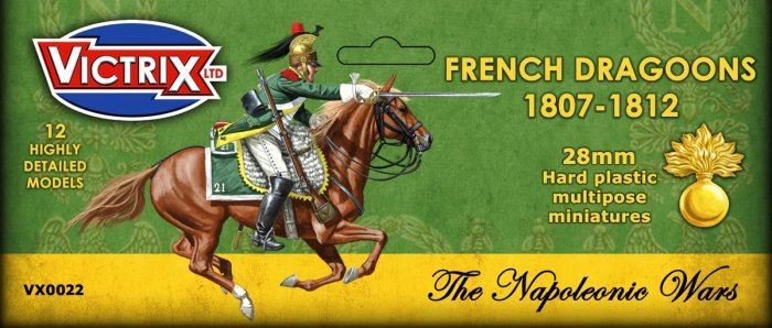 Figuras De Dragones Napoleónicos Franceses 1807-12 Kit De 28Mm Victrix VX0022