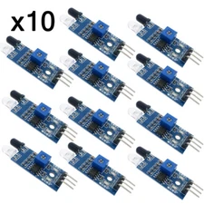 10Pc IR Infrared Obstacle Avoidance Sensor Module for Arduino Smart Car Robot US