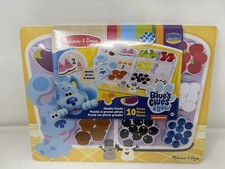 Melissa  Doug 10 Piece Wooden Blue  s Clues Chunky Puzzle  Age 2  